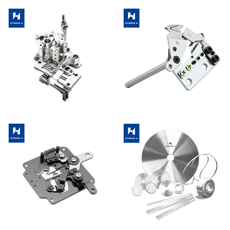 Assorted industrial sewing machine spare parts